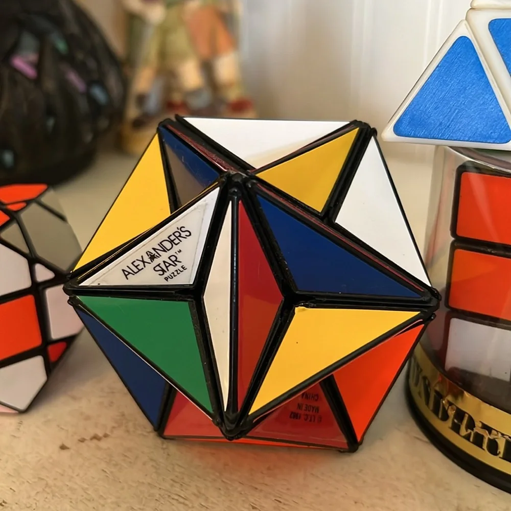Lot Vintage Rubik’s cube puzzles Alexander’s star & more